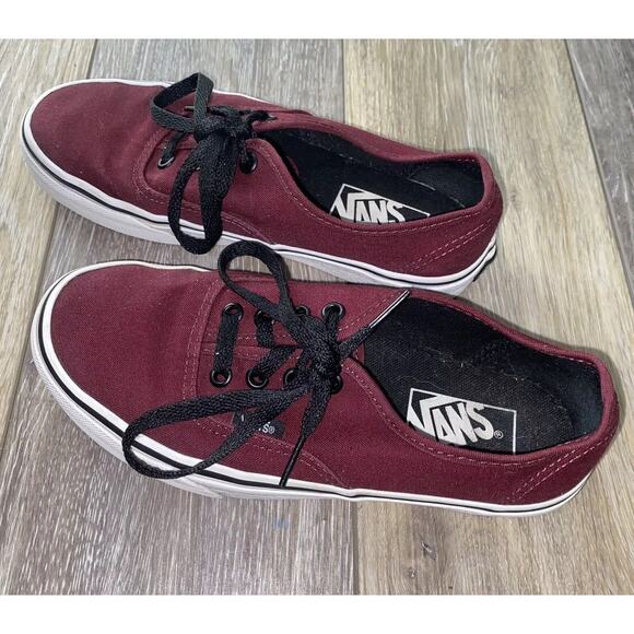Vans Unisex Of The Wall 721454 Red Black Sneaker Shoes US Size M 4.5 / W 6 - Picture 6 of 10